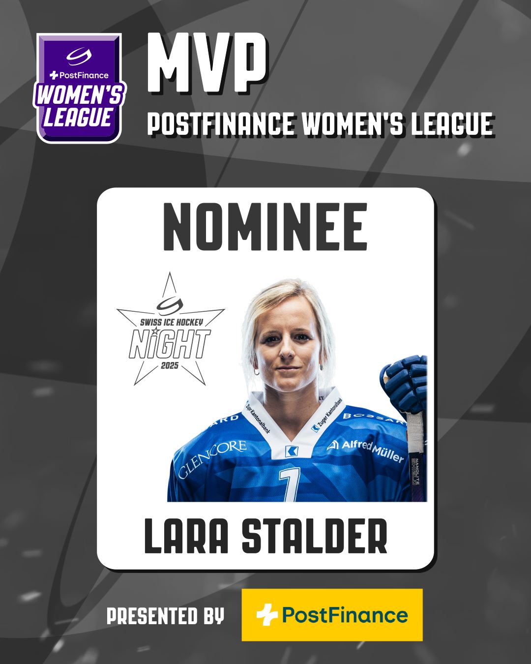 MVP PostFinance Women's League Nominee Lara Stalder.jpg MVP PostFinance Women's League Nominee Lara Stalder.jpg